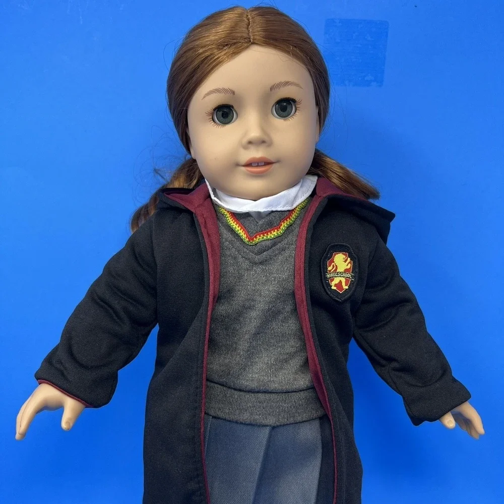 American Girl Doll Hogwarts Uniform Inspired Outfit w Koala Bear Harry Potter